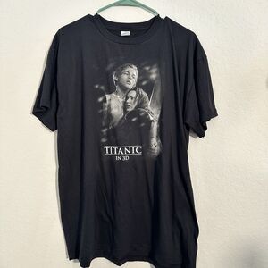 Vintage 90s Titanic 3D Movie Promo Shirt Leonardo Dicaprio 90s - Size Large